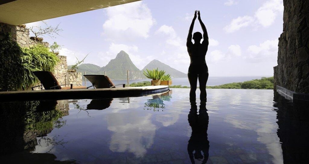 yoga, sport, person, amazing view, house, building, hotel, apartment, yoga, hotel . Picture from How Much Do Retreats Cost? from Drive to Retreats